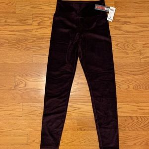 32 Degrees Women Soft Velour Legging in Purple